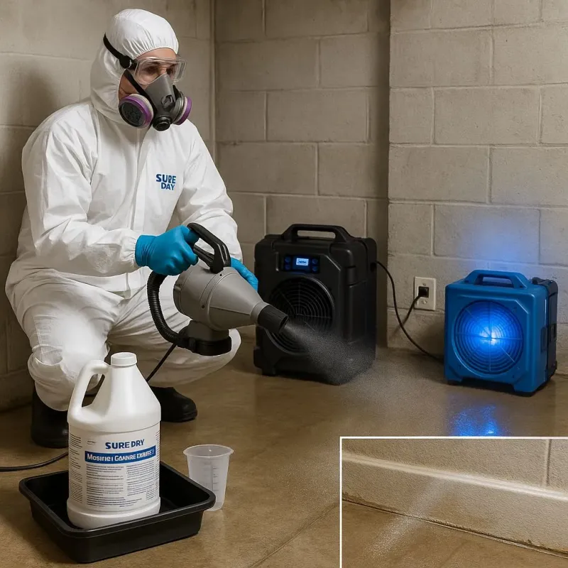 Sanitization and Odor Removal process in East Pensacola Heights, FL