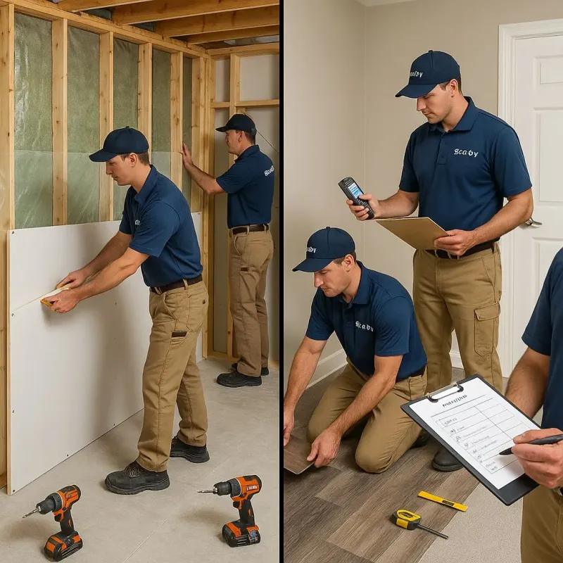 Repairs and Reconstruction process in East Pensacola Heights, FL